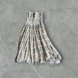 Free People FP One Ravenna Printed Convertible Maxi Skirt